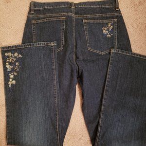 Liz Claiborne Crazy Horse Jeans 10